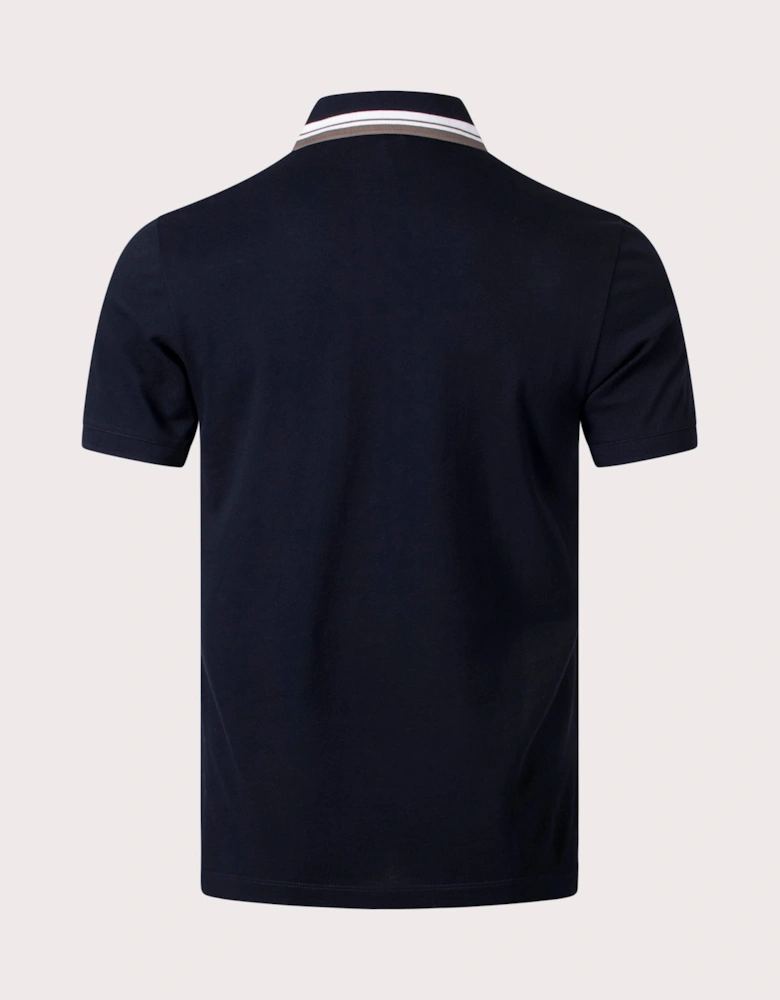 Tipped Collar Polo Shirt