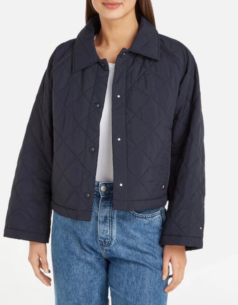 Logo Nylon Quilted Jacket