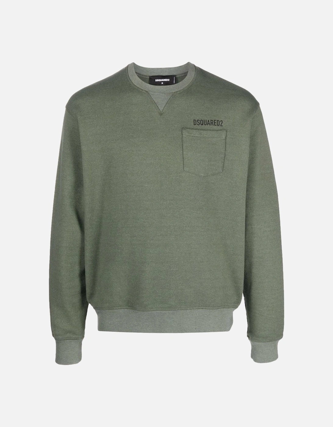 Men's Sweatshirt Military Green, 4 of 3