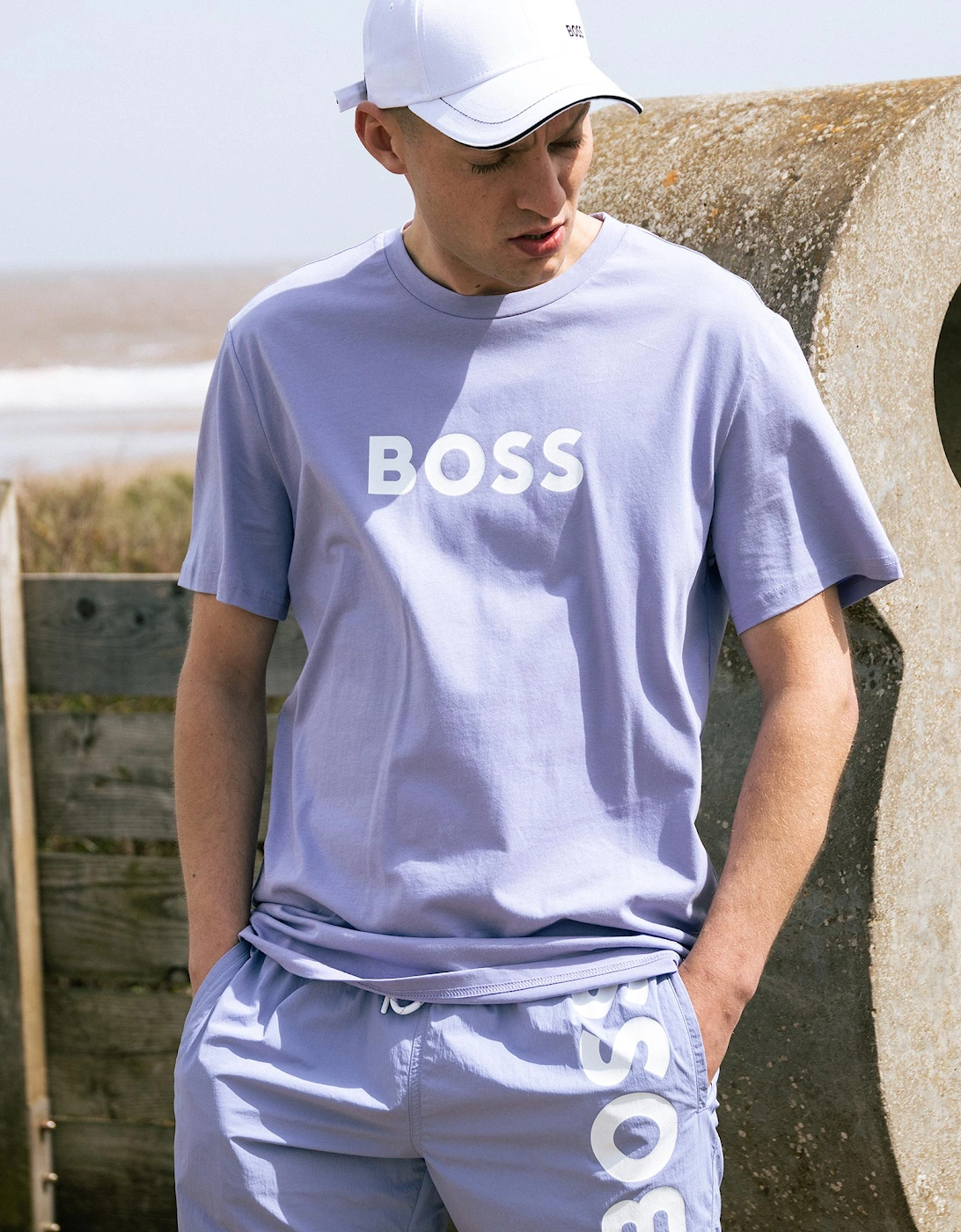 Contrast Logo RN T-Shirt