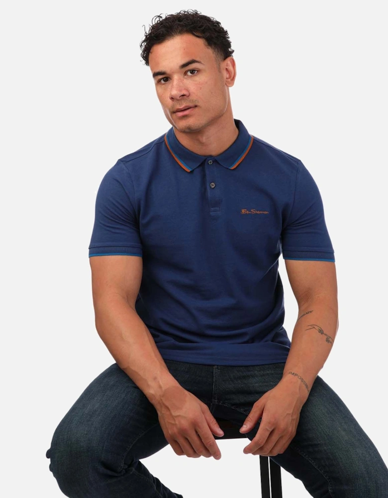 Mens Twin Tipped Polo Shirt