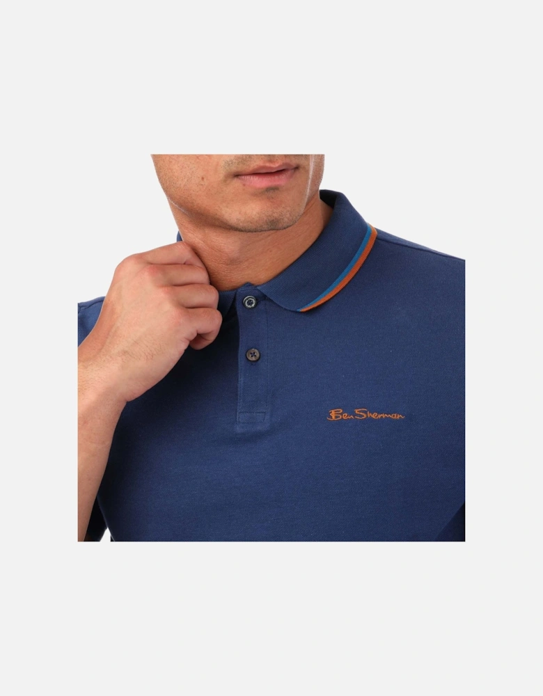 Mens Twin Tipped Polo Shirt