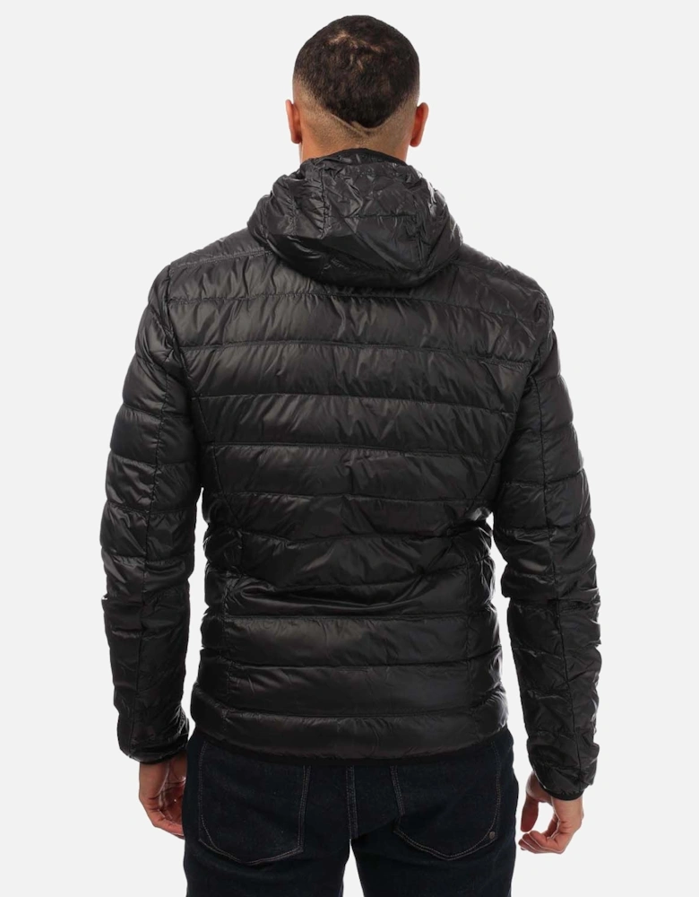 Mens Core ID Down Hooded Jacket