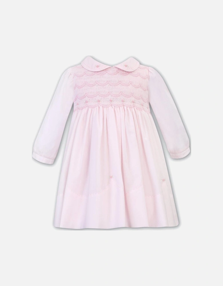 Girls Pink embroided Dress