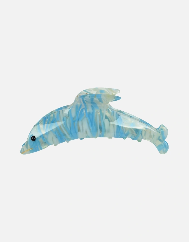 Dolphin Hairclip Blue