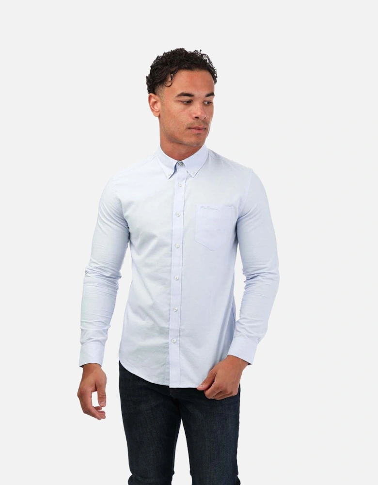 Mens Long Sleeve Oxford Shirt