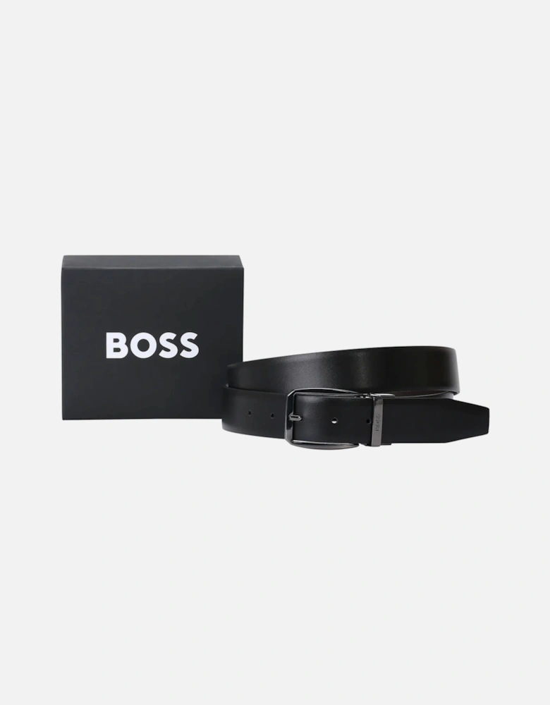 Boss Oanto_or35_sp Leather Belt Dark Brown