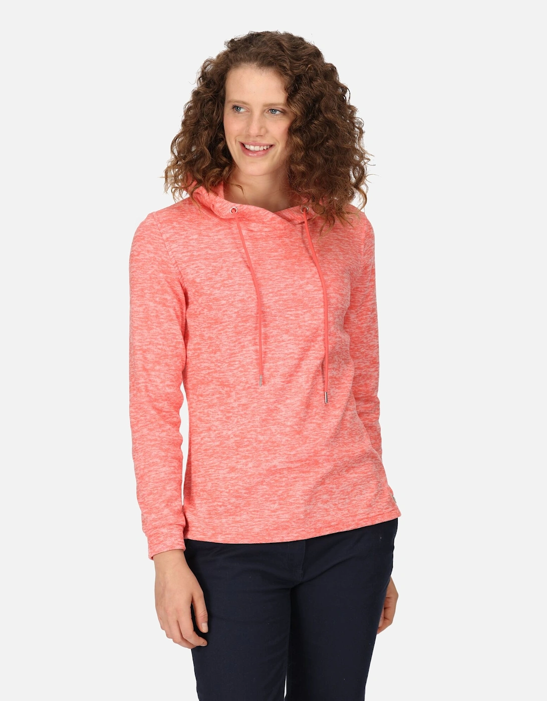 Womens/Ladies Azaelia Marl Lightweight Hoodie