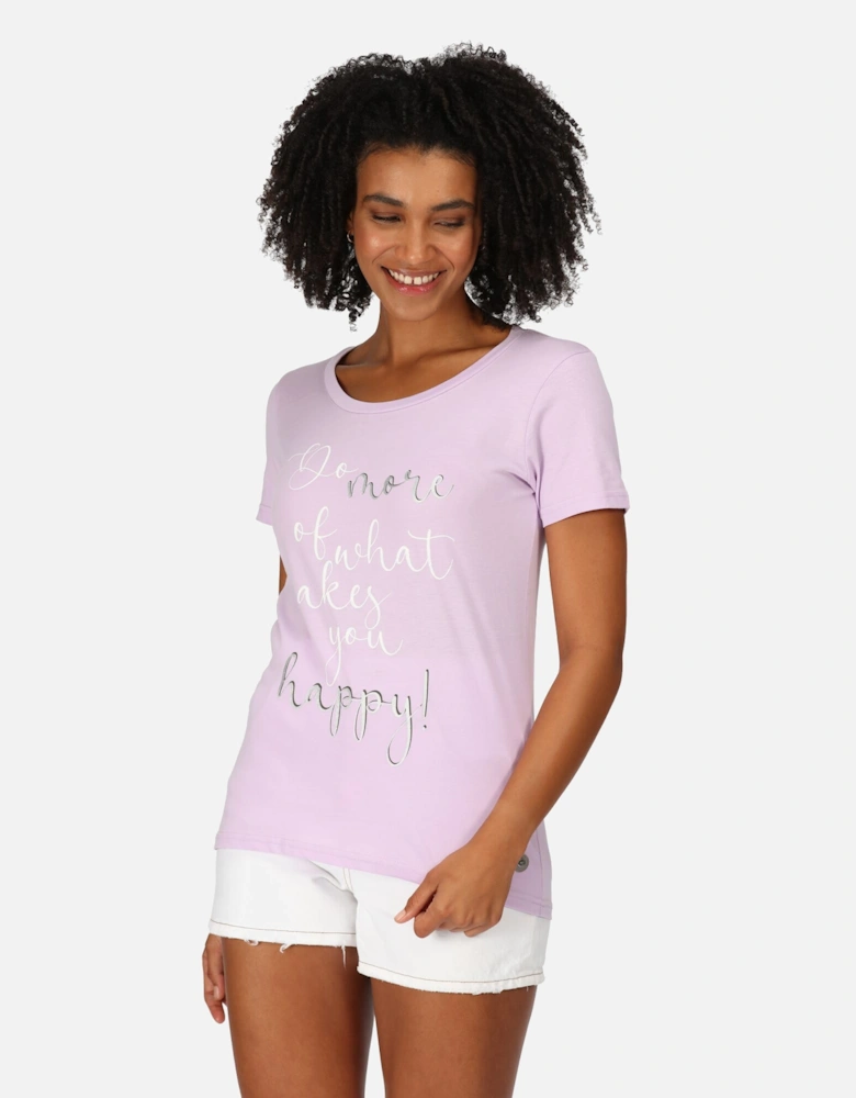 Womens/Ladies Filandra VII Text T-Shirt