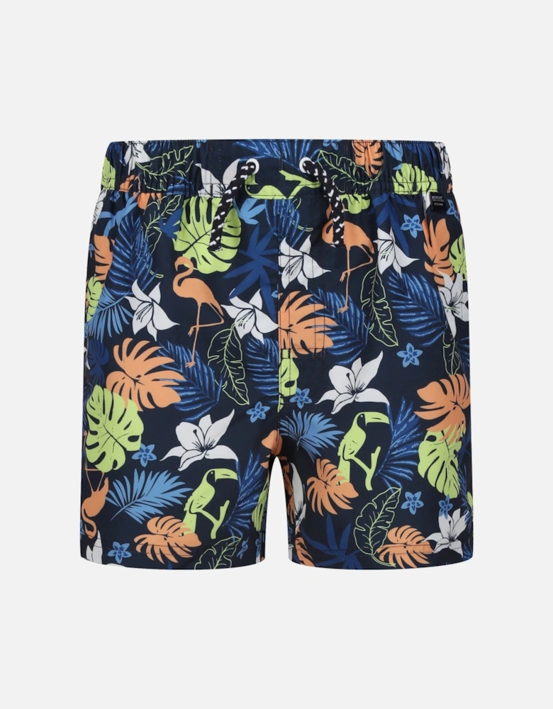 Childrens/Kids Skander II Tropical Swim Shorts