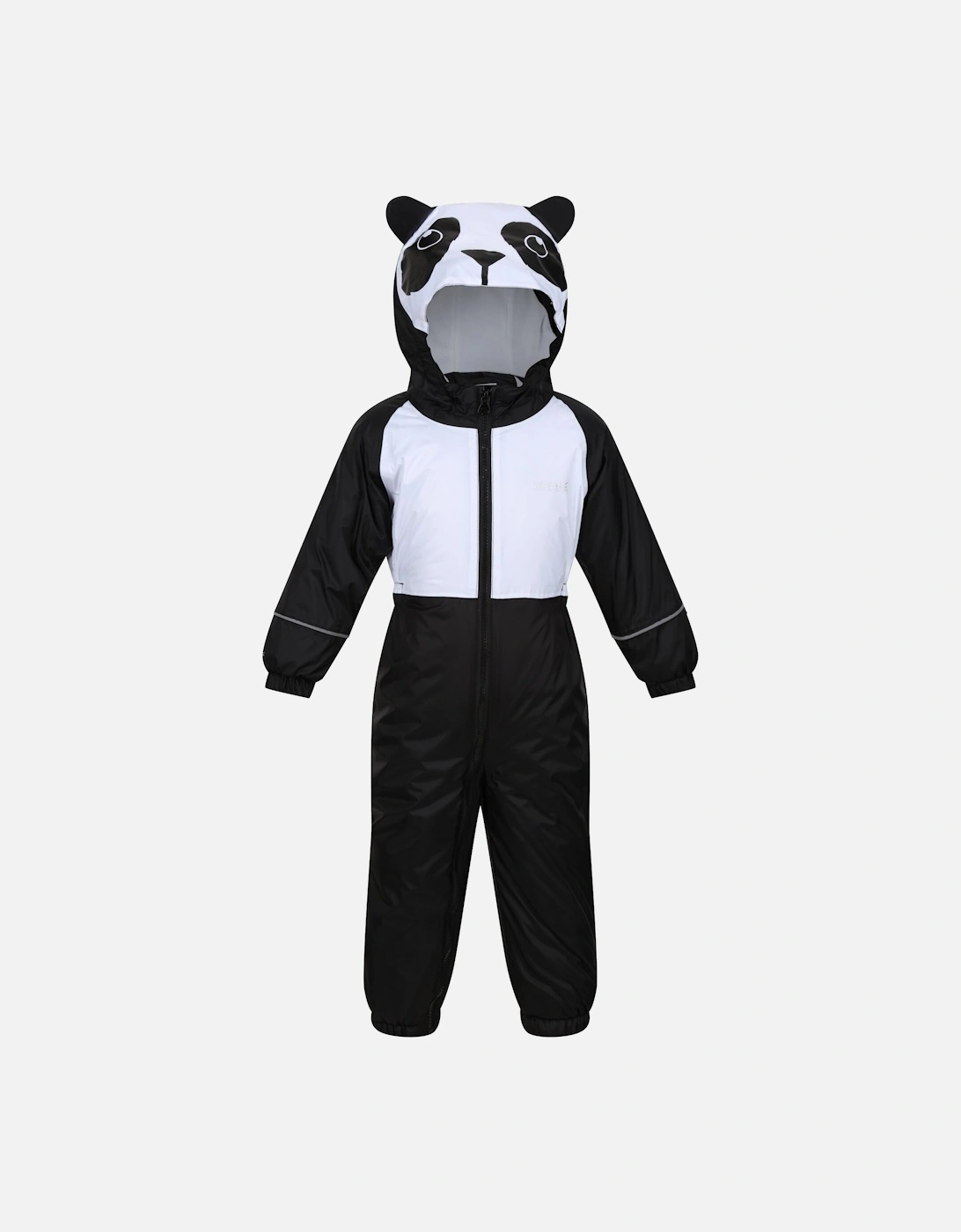 Childrens/Kids Mudplay III Panda Waterproof Puddle Suit, 5 of 4