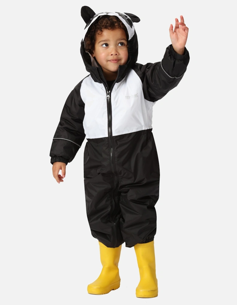 Childrens/Kids Mudplay III Panda Waterproof Puddle Suit