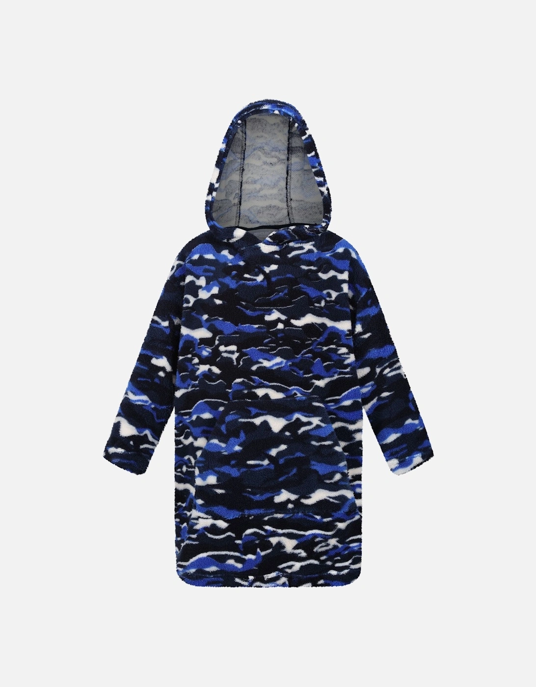 Childrens/Kids Cosy Camo Poncho, 6 of 5