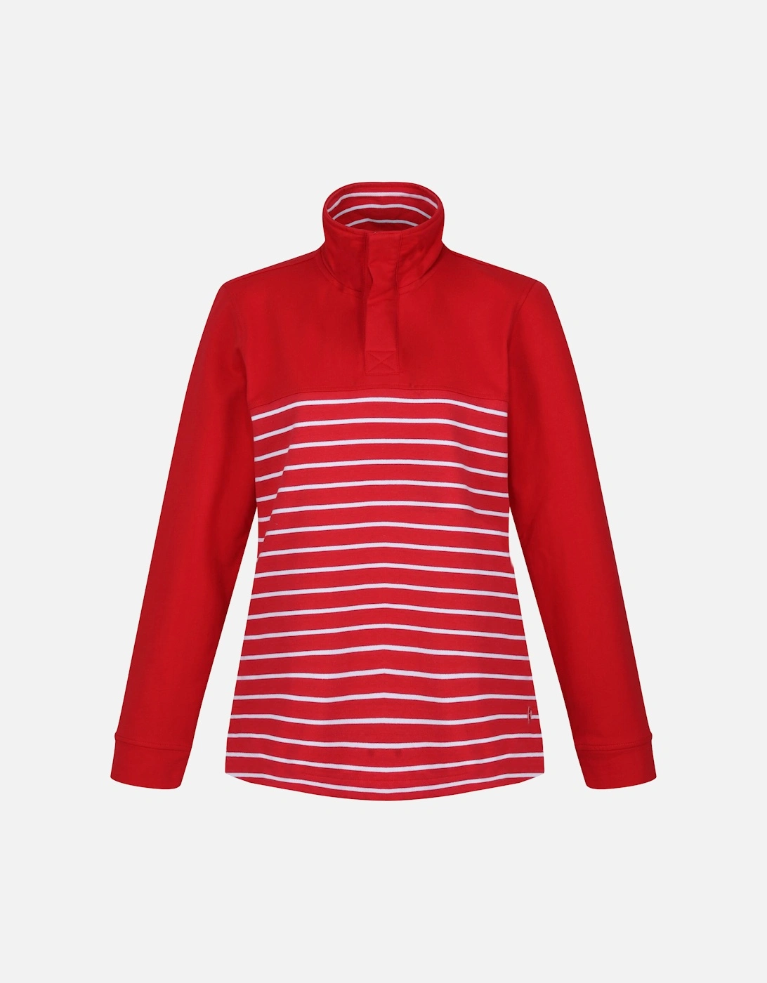 Womens/Ladies Bayla Striped Button Neck Sweatshirt, 6 of 5
