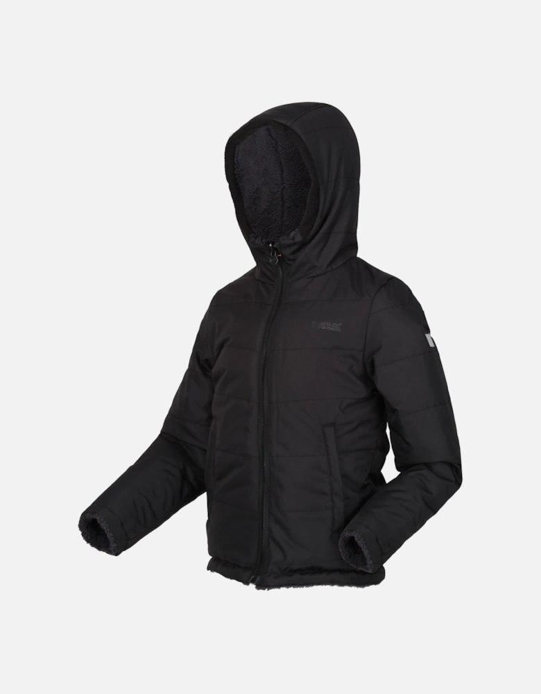 Childrens/Kids Kyrell Plain Reversible Jacket