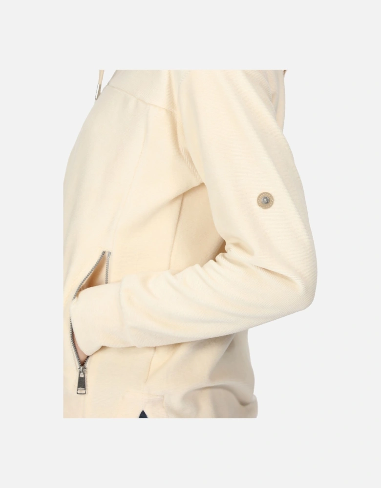 Womens/Ladies Velour Full Zip Fleece Jacket
