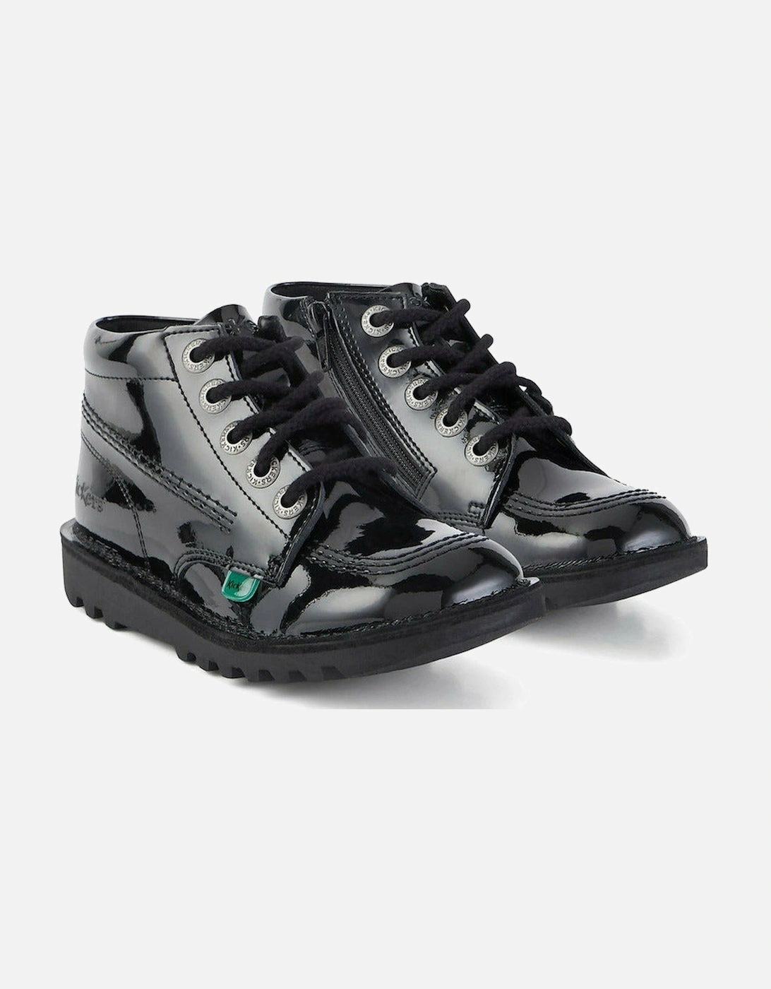 Kick Hi Zip black patent, 6 of 5