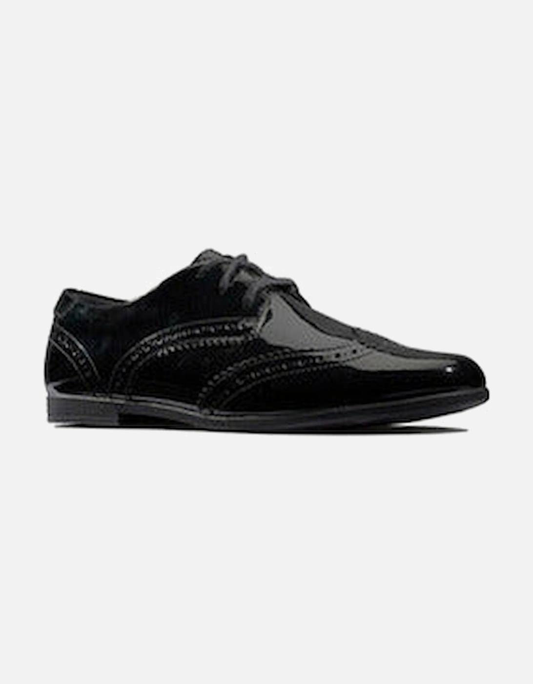 Scala Lace Youth Black Patent, 4 of 3
