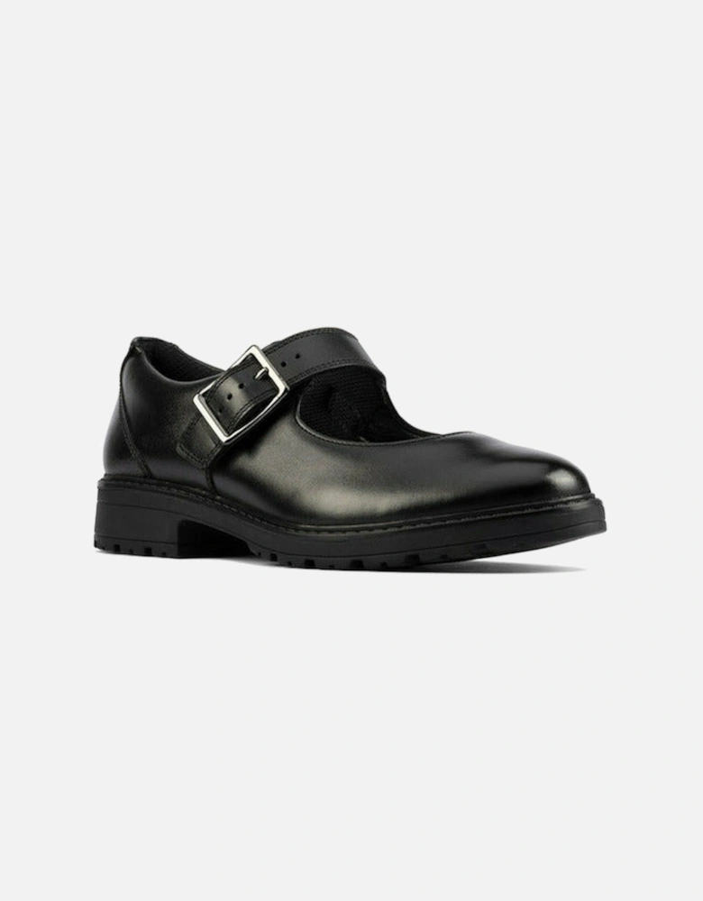 Loxham Walk Youth Black Leather