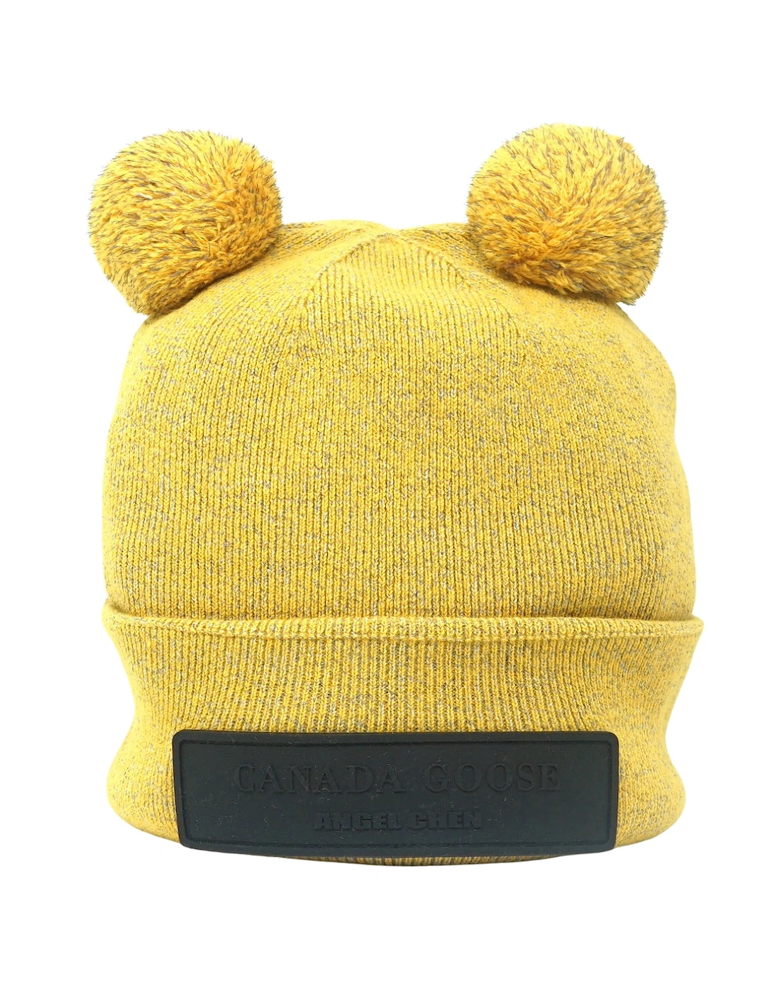 X Angel Chen Double Pom Toque Yelllow Beanie