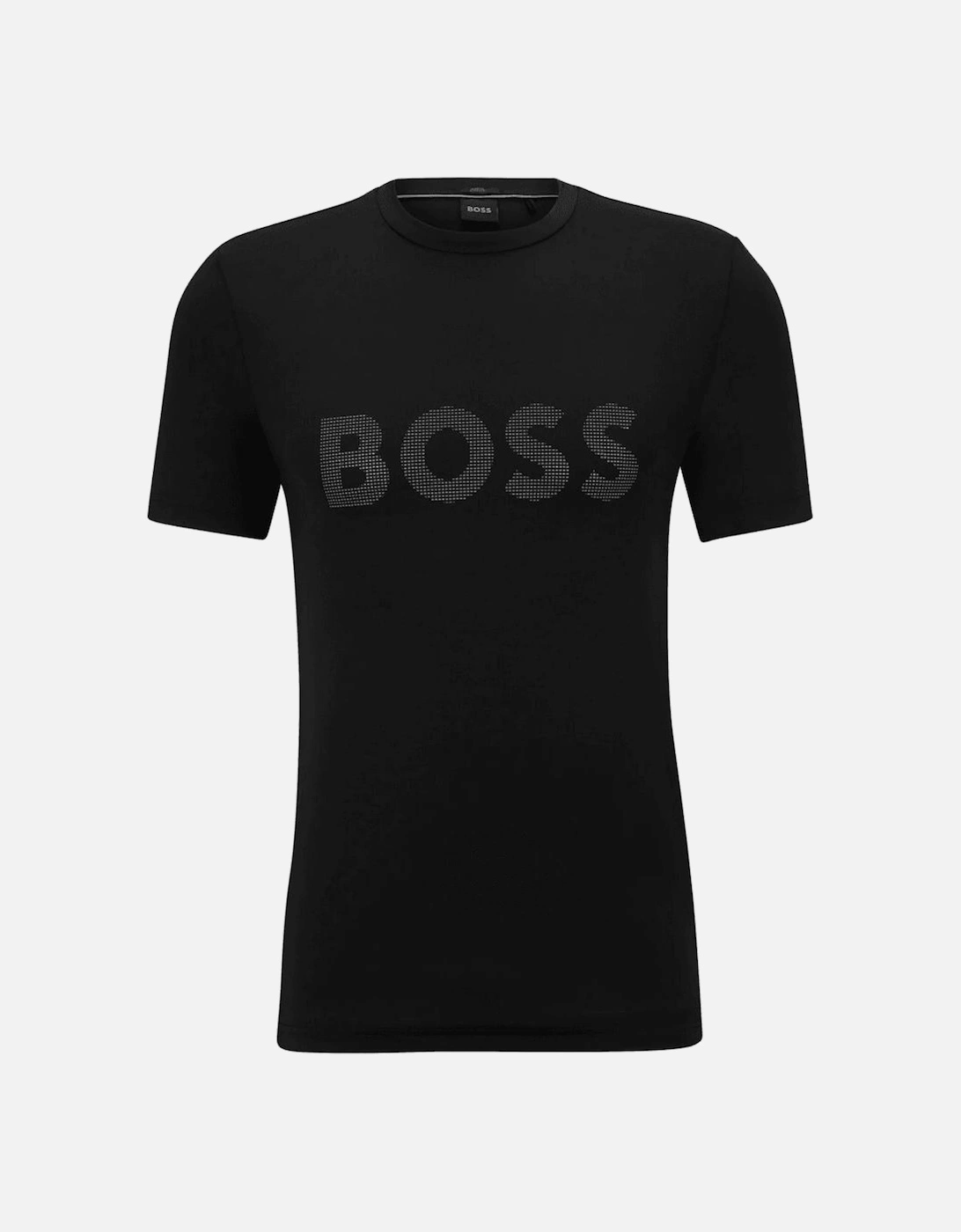 Tee Active Reflective Logo Slim Fit Black T-Shirt, 4 of 3