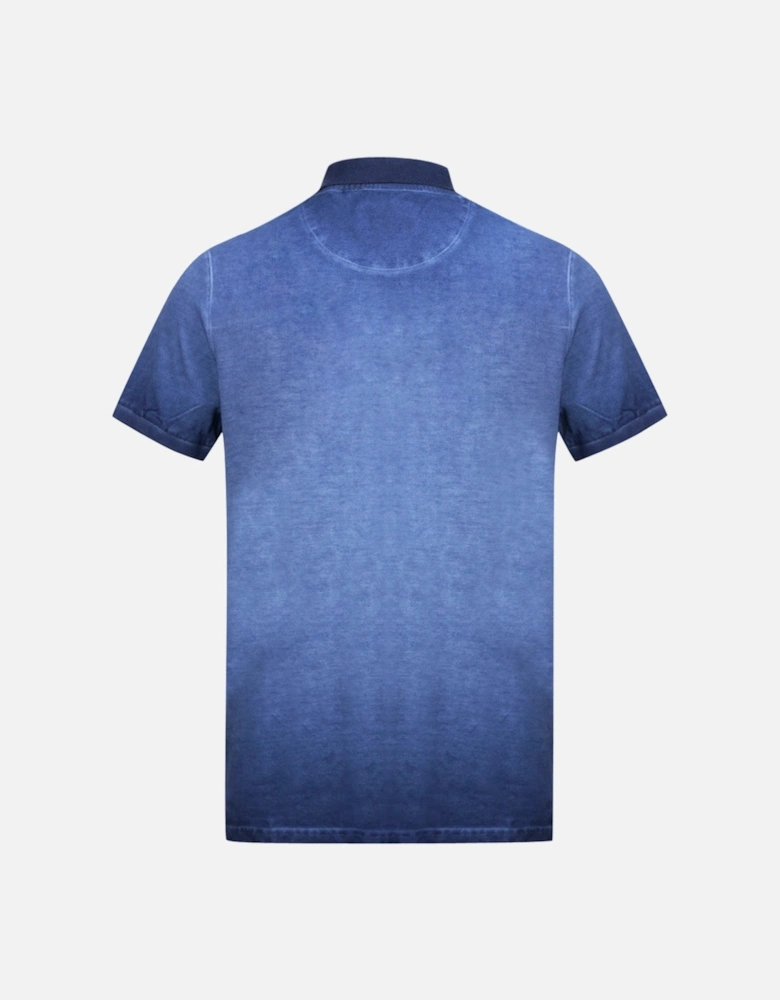 Lyle & Scott Navy Blue Ink Wash Polo Shirt