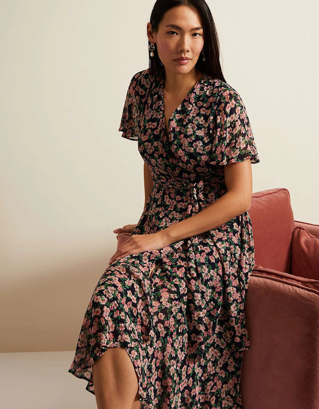 Juliette Fil Coupe Print Dress, 2 of 1