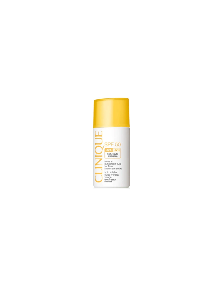 Mineral Sunscreen Fluid for Face SPF50 30ml - Clinique