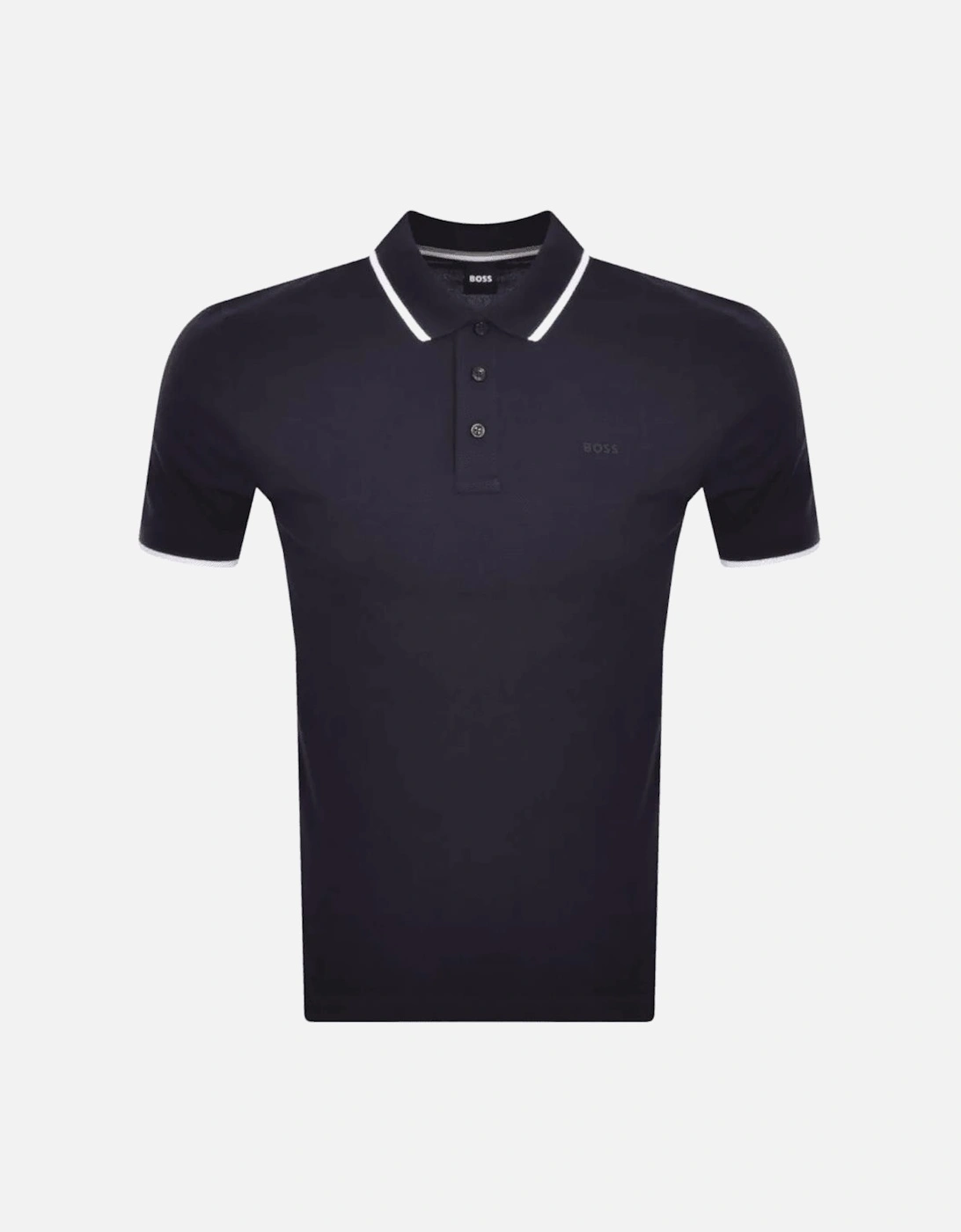 Parlay 190 Slim Fit Navy Polo Shirt, 3 of 2