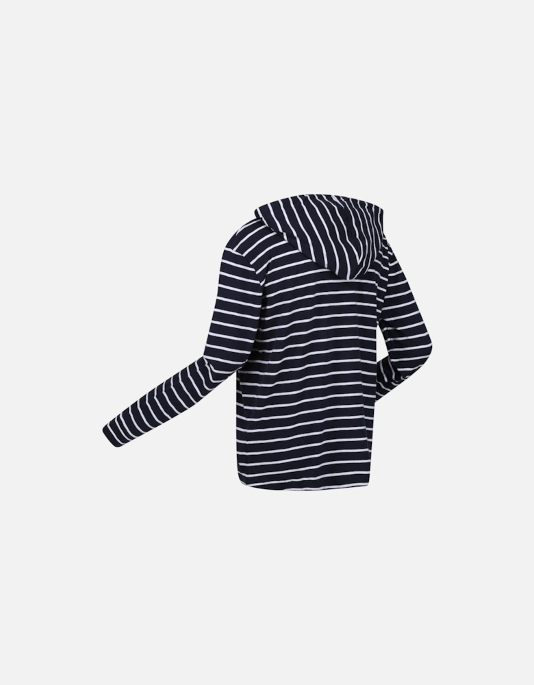 Womens/Ladies Monsal Stripe Lightweight Hoodie