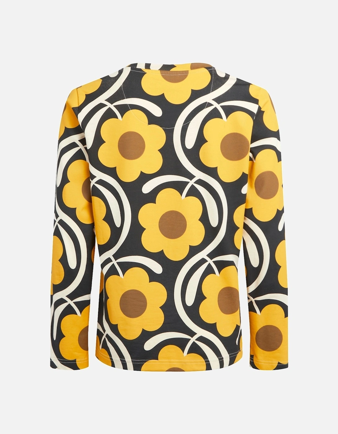 Womens/Ladies Orla Kiely Flower Long-Sleeved Winter T-Shirt