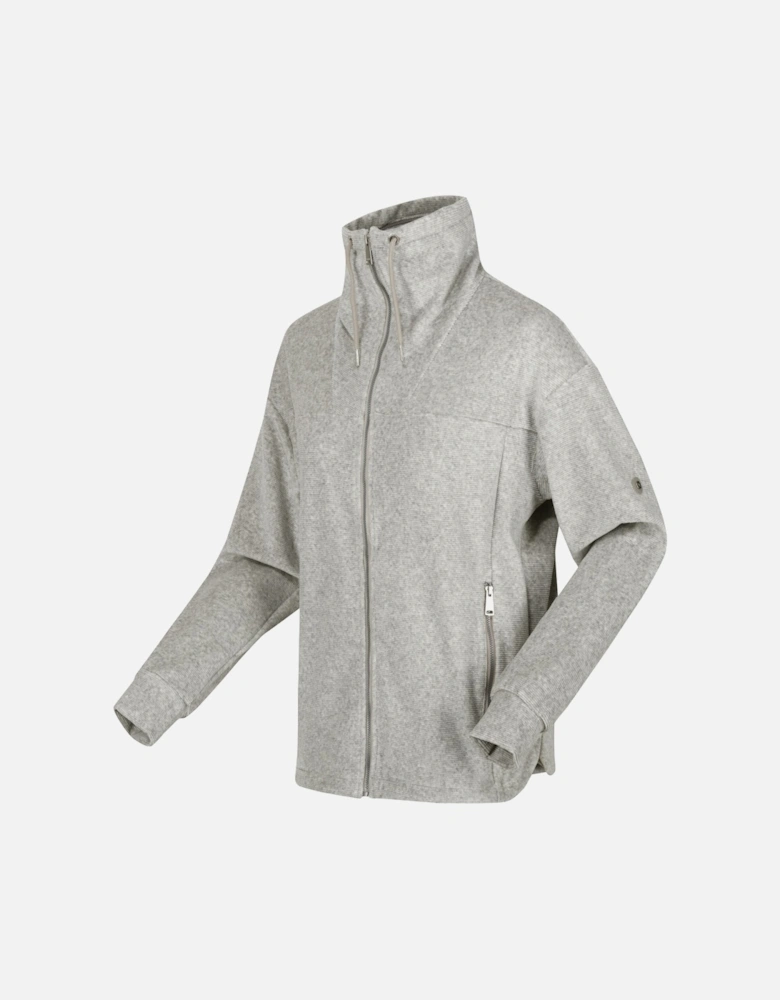 Womens/Ladies Jessalyn Velour Full Zip Fleece Jacket