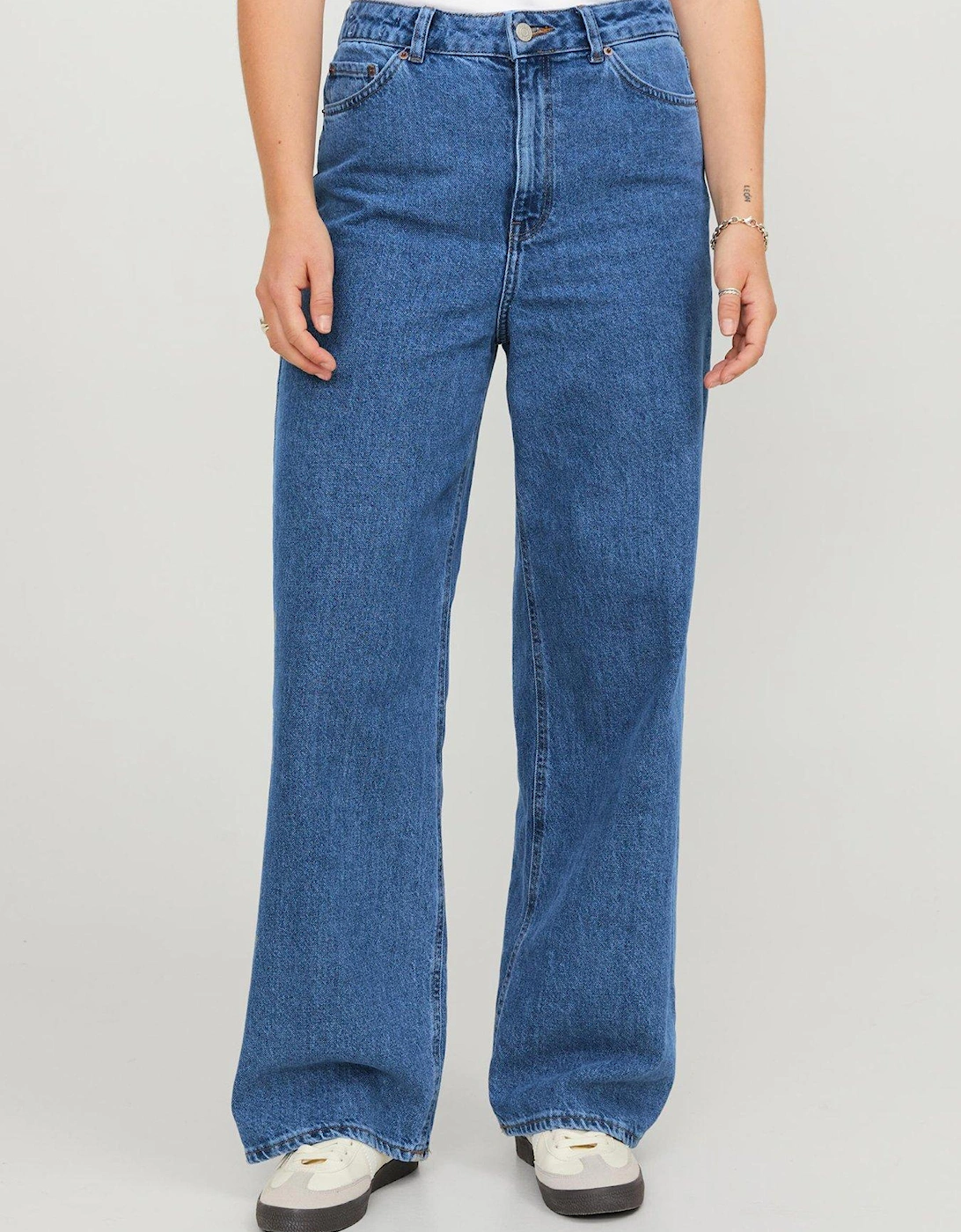 Tokyo High Rise Wide Leg Jean - Mid Blue, 7 of 6