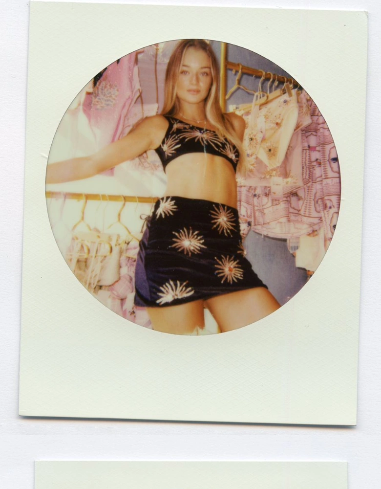 Callie Co-ord One Shoulder Black Top