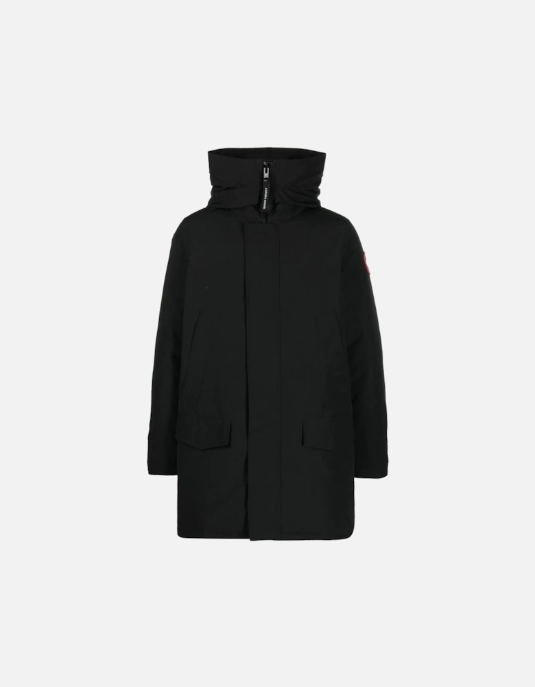 Langford Parka Coat in Black