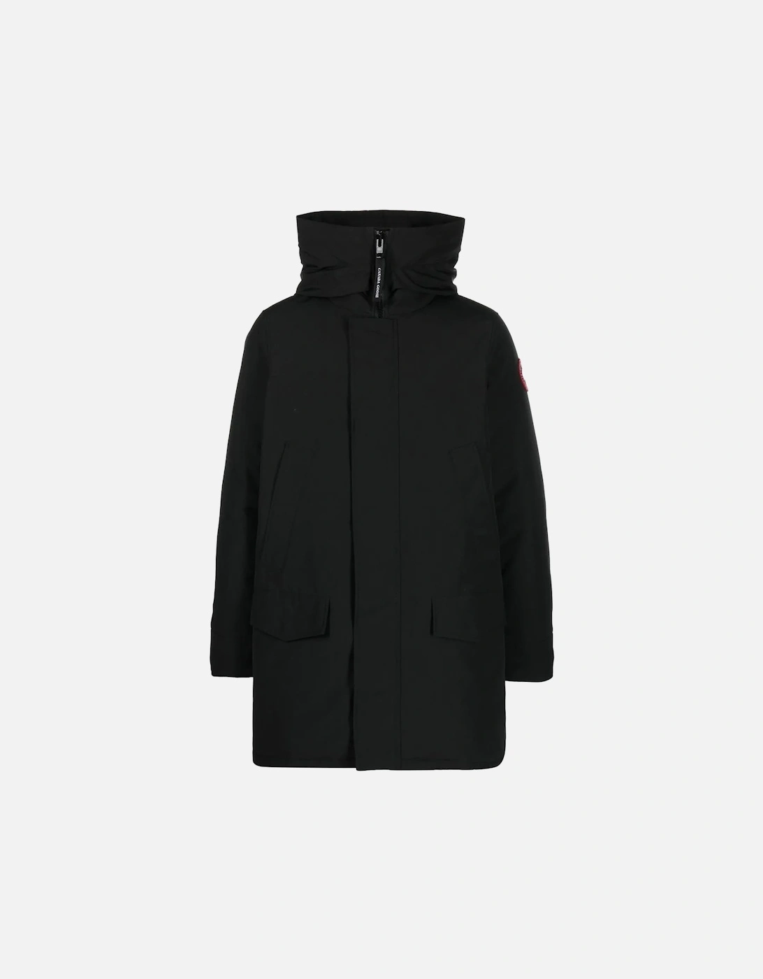 Langford Parka Coat in Black, 6 of 5