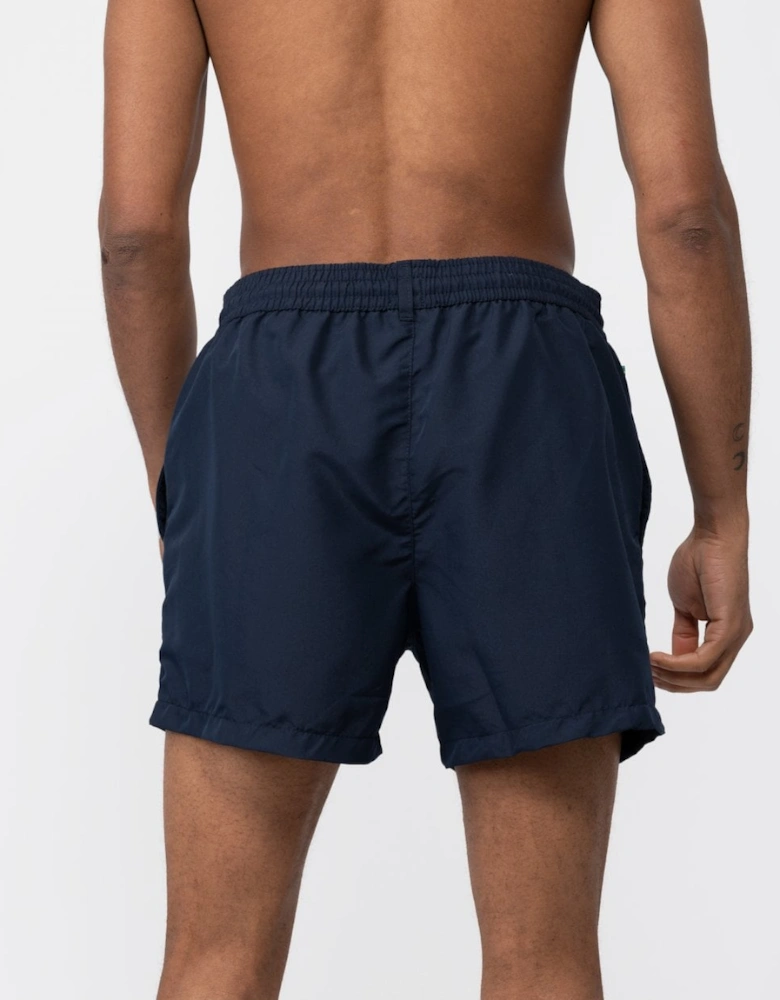 Mens Zebra Logo Swim Shorts