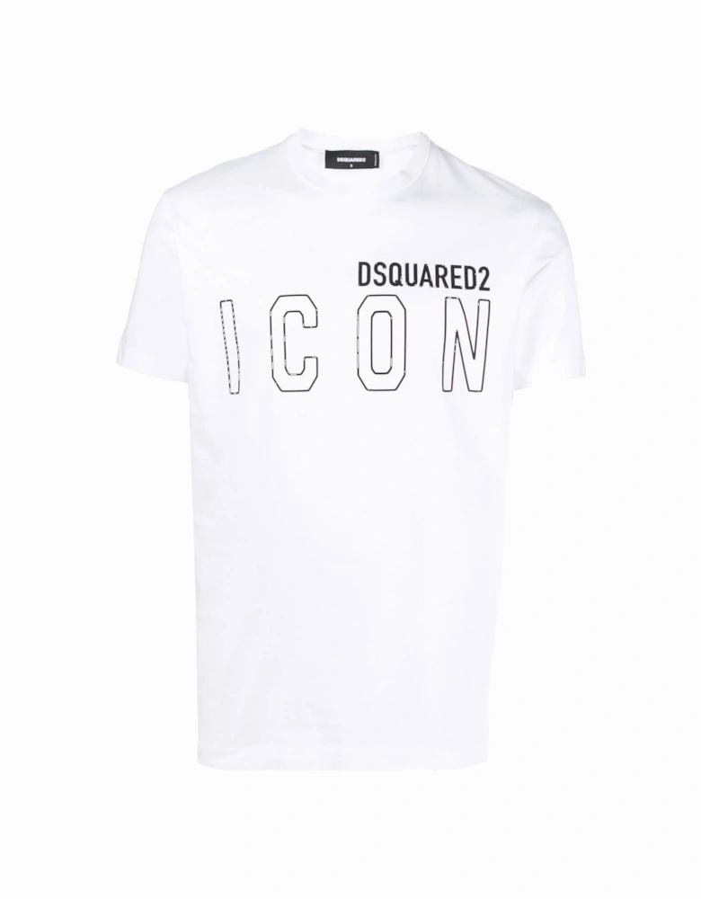 Icon Outline T-shirt in White