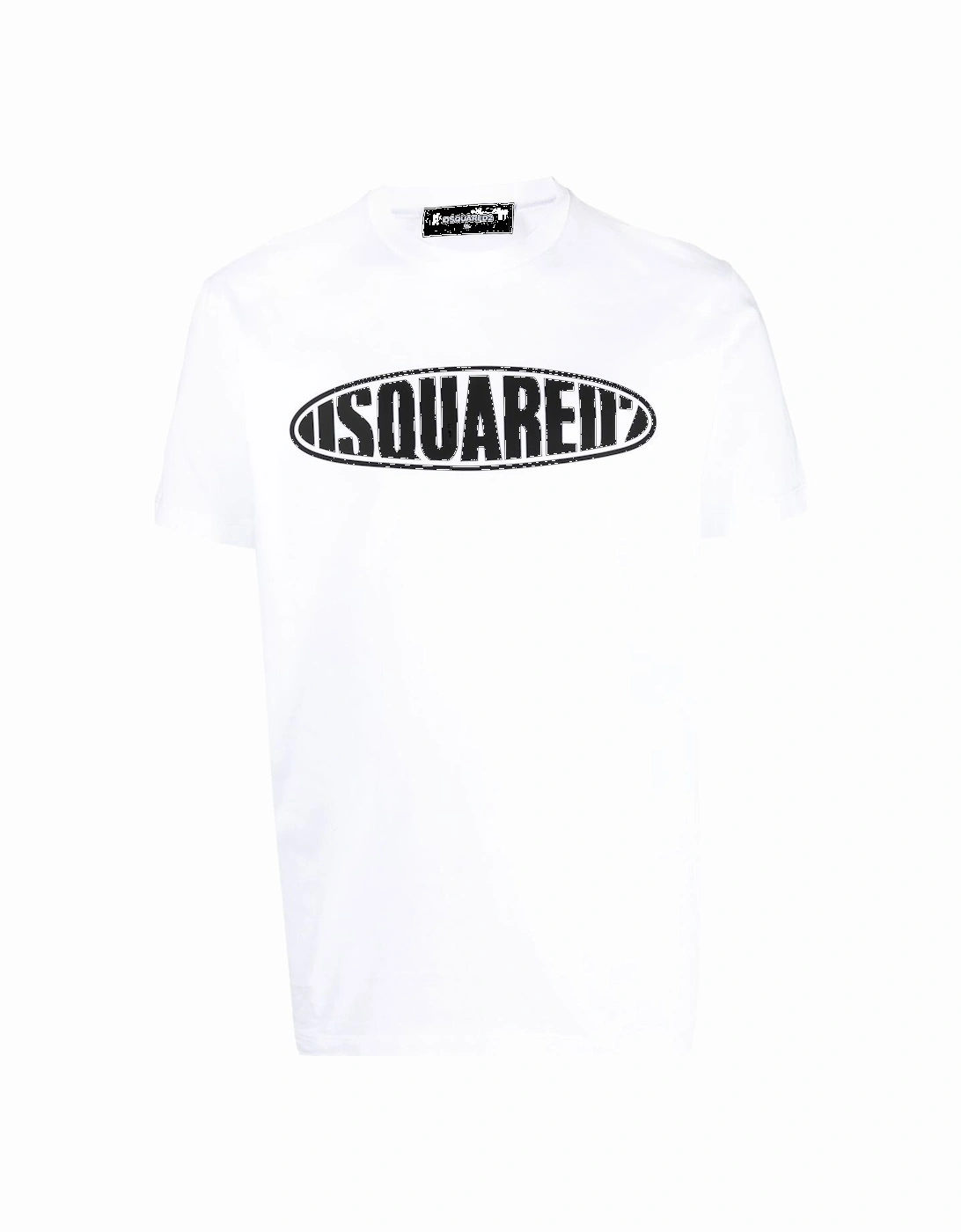 Surf Board logo print T-Shirt in White, 5 of 4