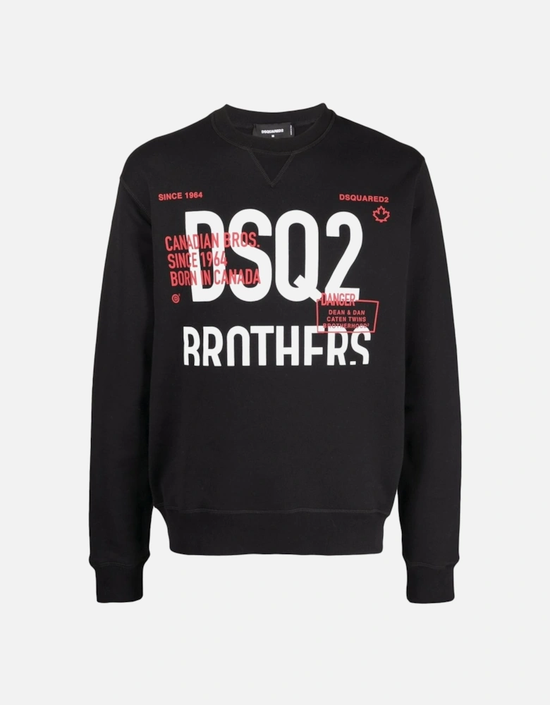 DSQ2 Brothers Sweatshirt Black