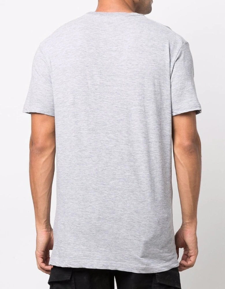 Icon Spray Cotton T-shirt Grey