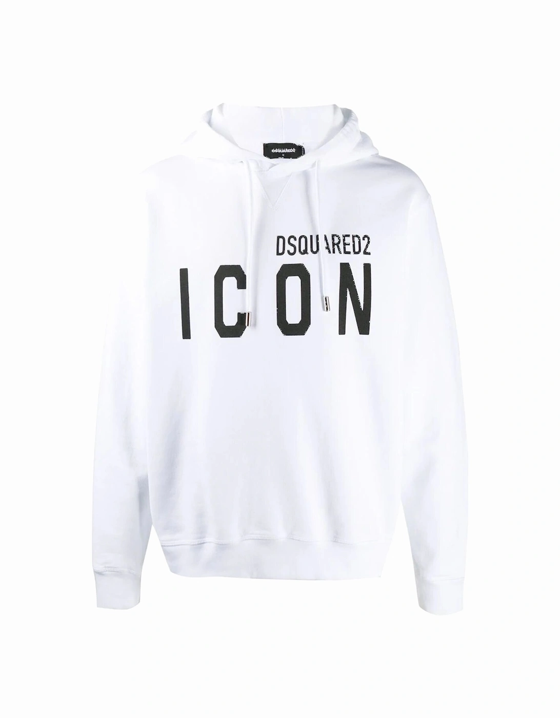 Icon Print Hoodie in White, 6 of 5