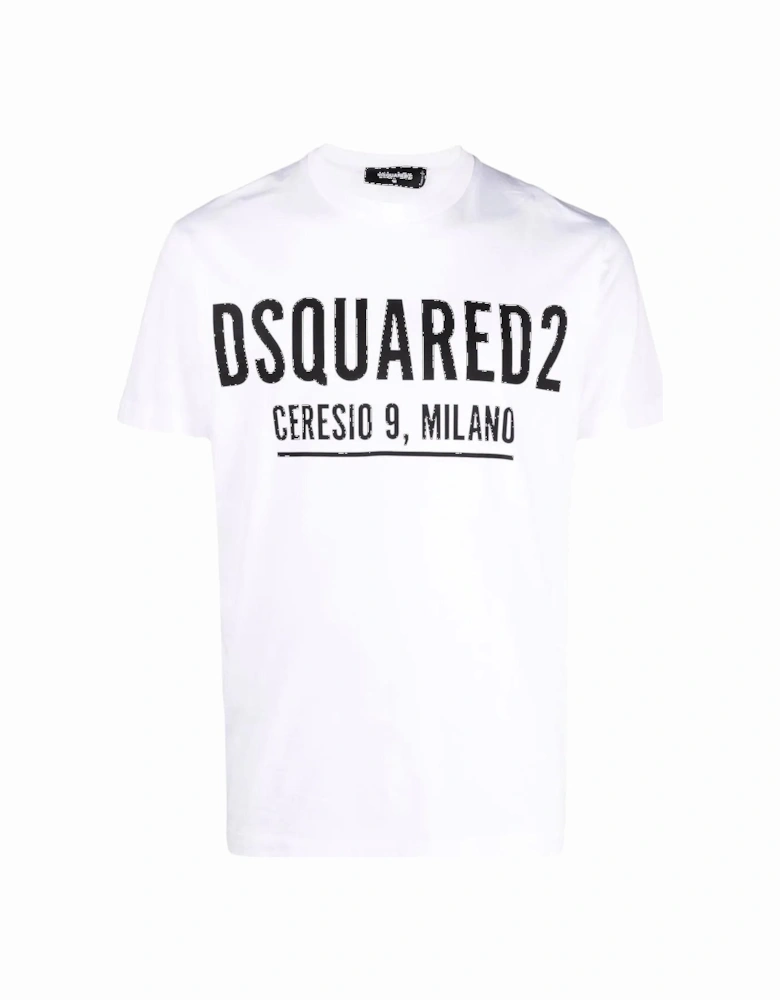 Ceresio 9 Logo-print T-shirt in White