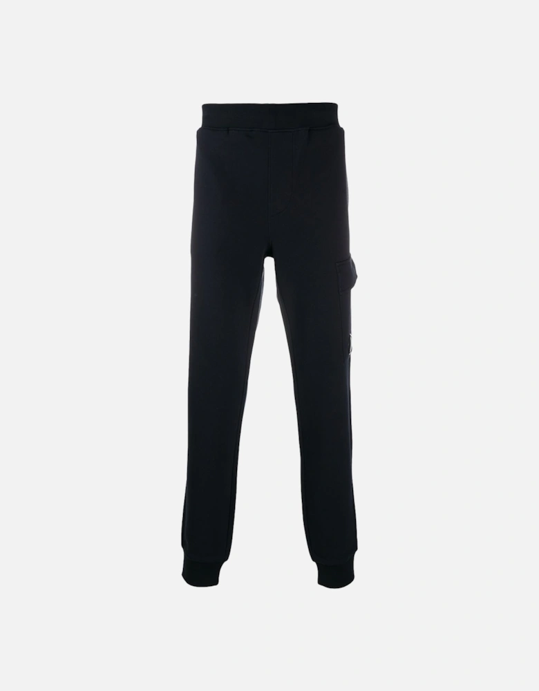 C.P. Company Diagonal Raised Joggers in Total Eclipse Navy