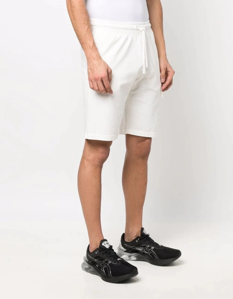 C.P. Company Lens Cotton Shorts in White