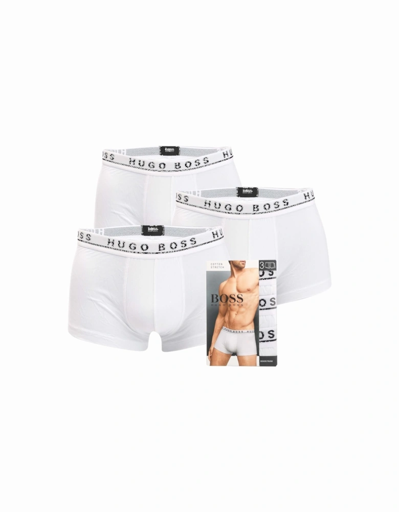 Mens 3 Pack Logo Waistband Trunks