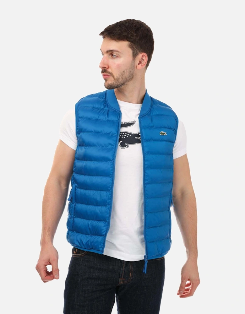 Mens Water-Repellent Puffer Vest