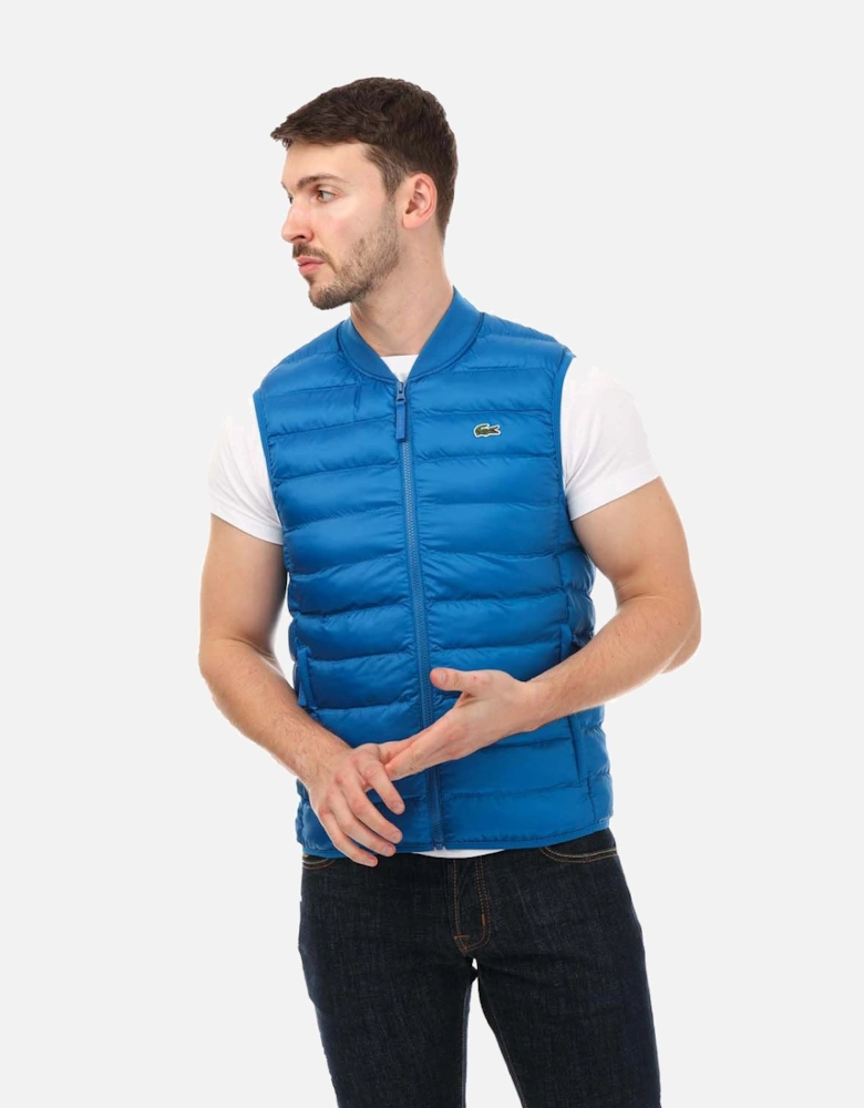 Mens Water-Repellent Puffer Vest