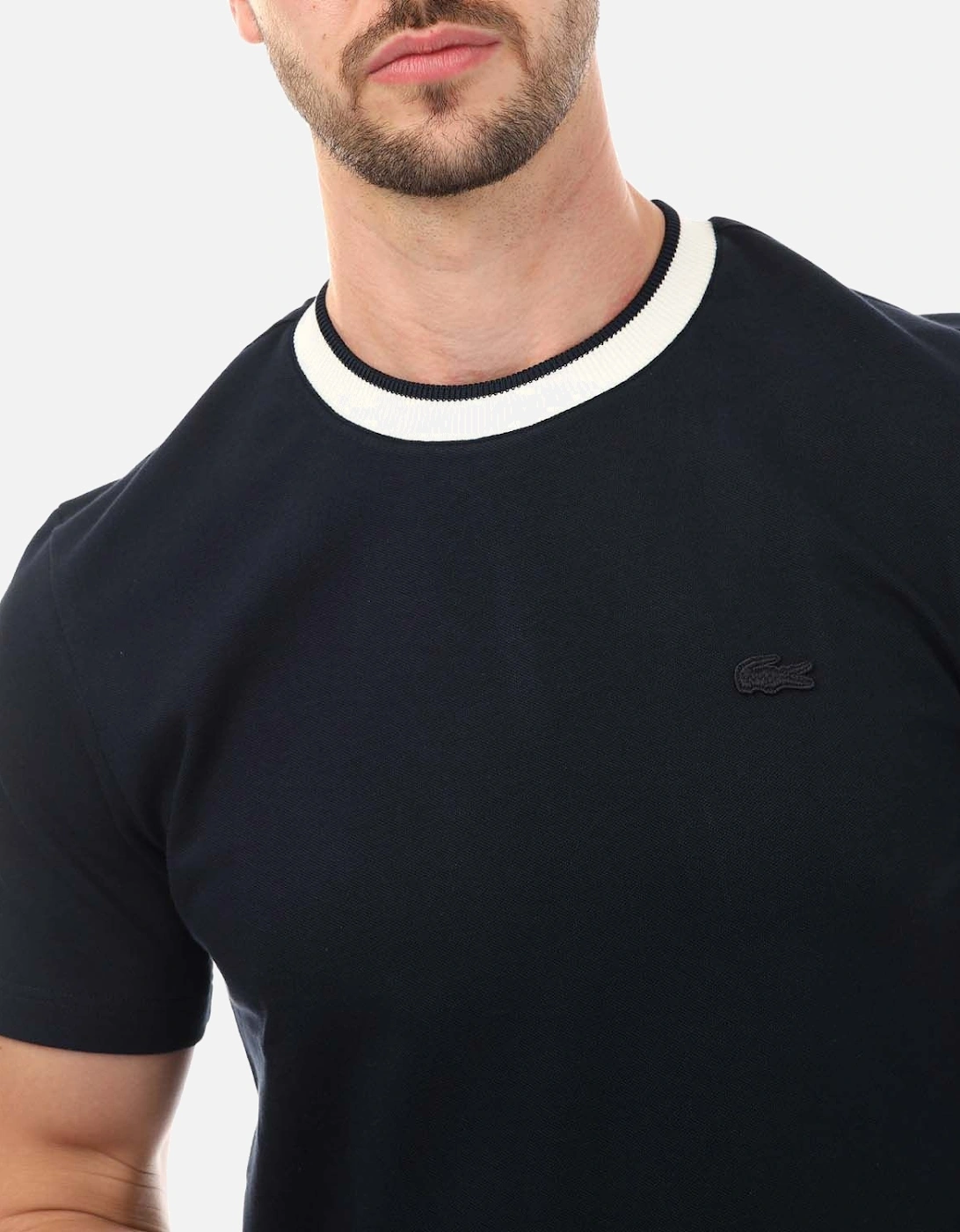 Mens Regular Fit Stretch Pique T-Shirt