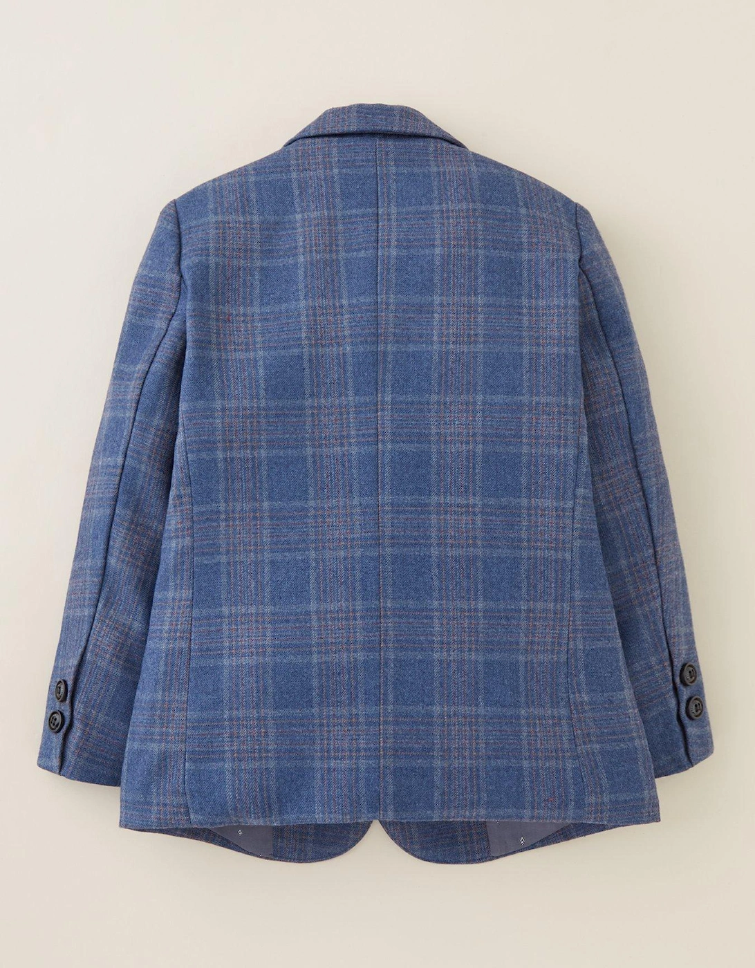 Children's Check Jacket - Blue